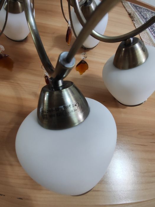 Люстра 5 рожковая