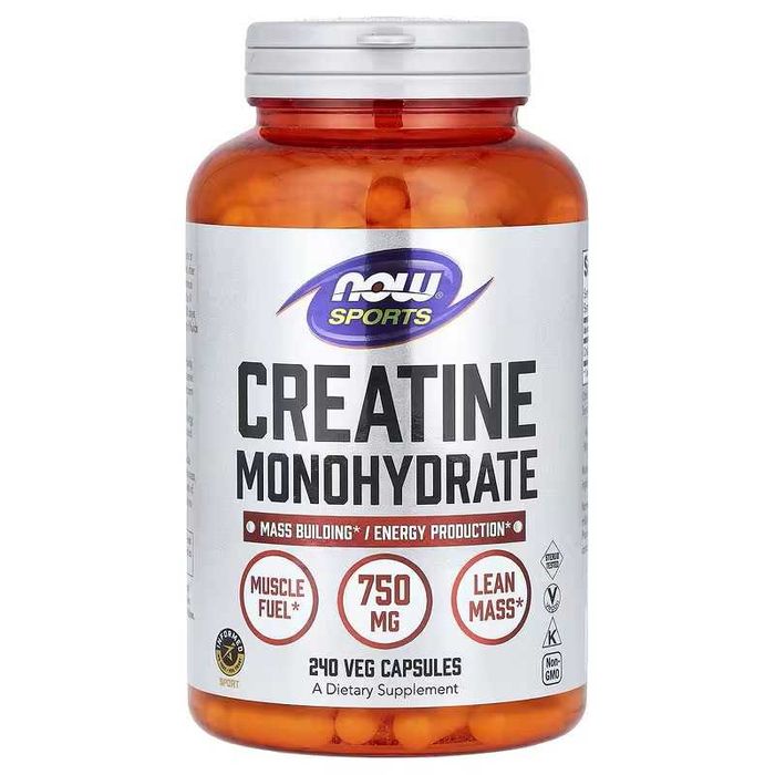 NOW Foods Sports Creatine моногидрат креатина креатин kreatin