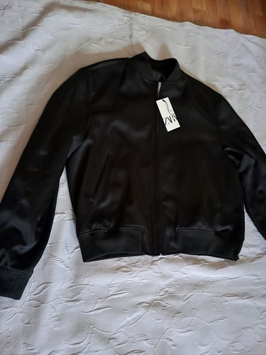 Geaca Bomber Satinata,model Balmain