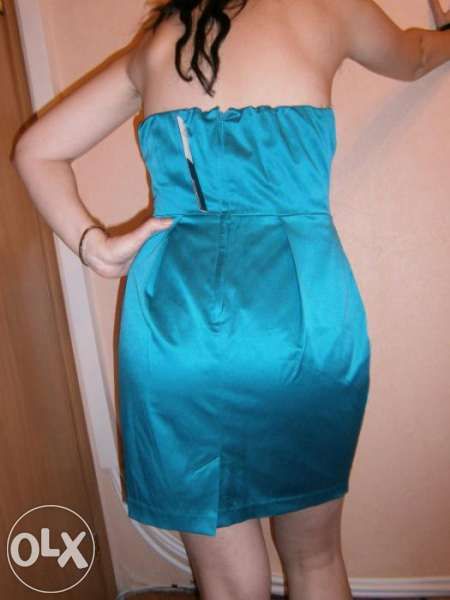 Нова елегантна тюркоазена рокля "Atmosphere" - размер 40,UK 12