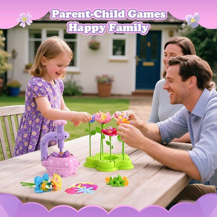 BlueSwan Направи си сам букети от плат с цветя за деца 4-12 години