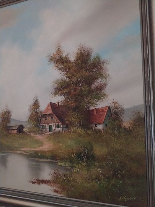 Pictură veche - Ulei pe pânză - Autor austriac