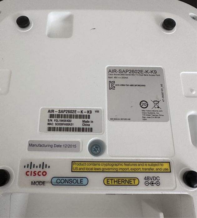 Router Cisco Air-Sap
