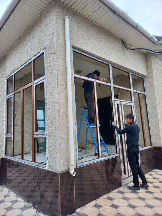 Изготовление Алюминиевых и Пластиковых окна двери.