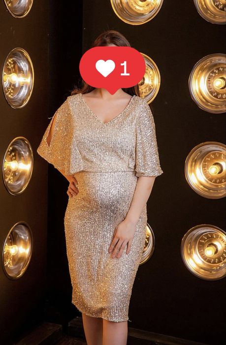 Платье вечернее с паетками