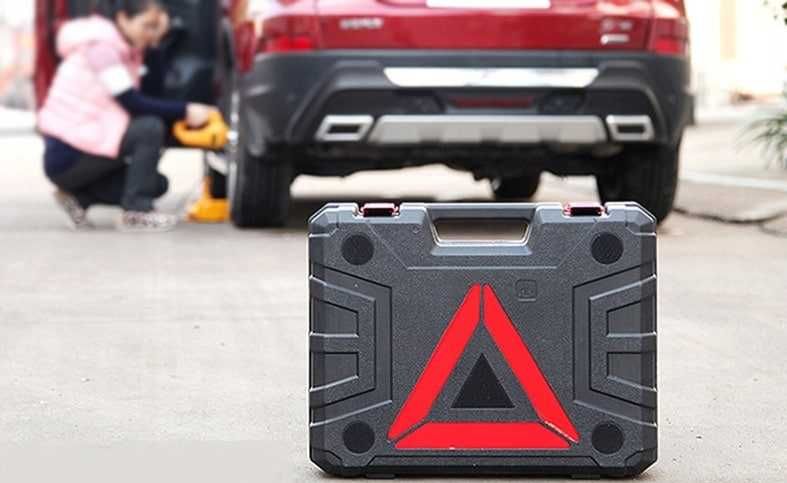 НЕМСКИ Електрически Крик и Гайковерт 2в1 – 12V Комплект + ЛЕД ФЕНЕР