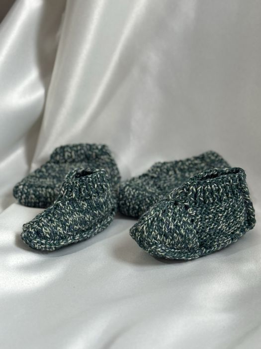 Детские вязаные следки