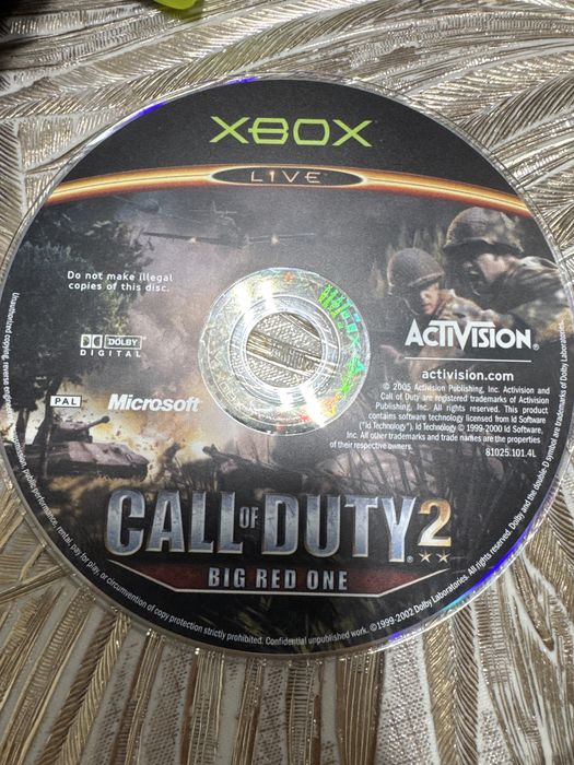 Call of duty 2 Big red one pt Xbox live