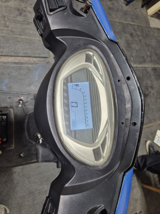 Скутер синий 150