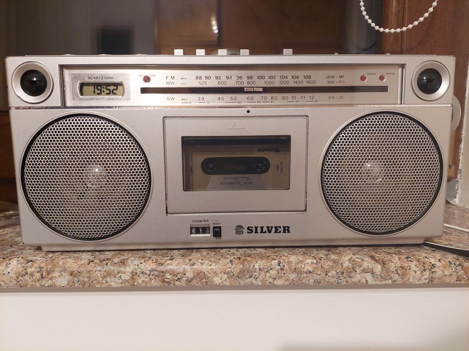 Radio casetofon stereo Silver japonez
