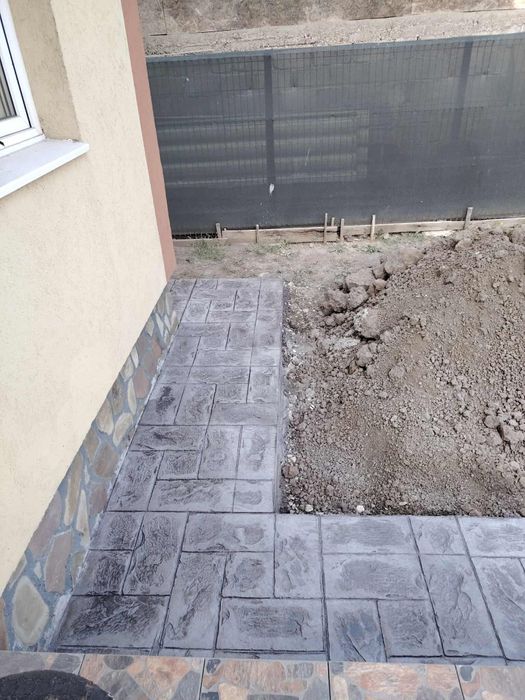 Pavaj din beton amprentat