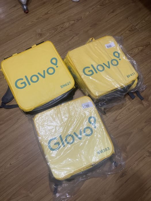 Wolt, Glovo новые термосумки, в пакете.