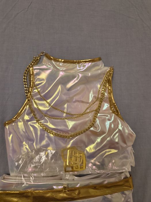 Costum K-Pop Devil Hunter, culoare perla, 130cm