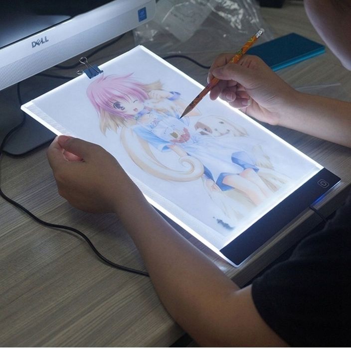 panou de iluminare copiere imagini desen tehnic a4 iluminat led scoala