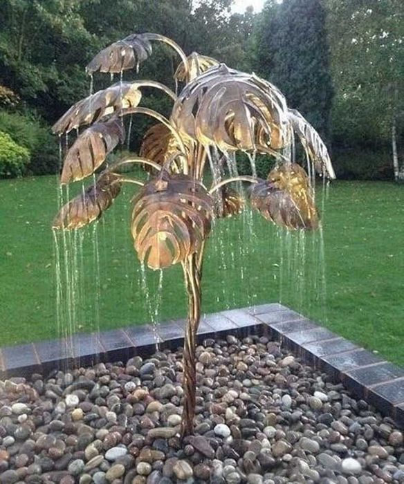Декоративный Фонтан дерево для ландшафта