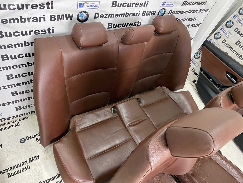 Scaune interior piele maro coniac BMW E90 EUROPA