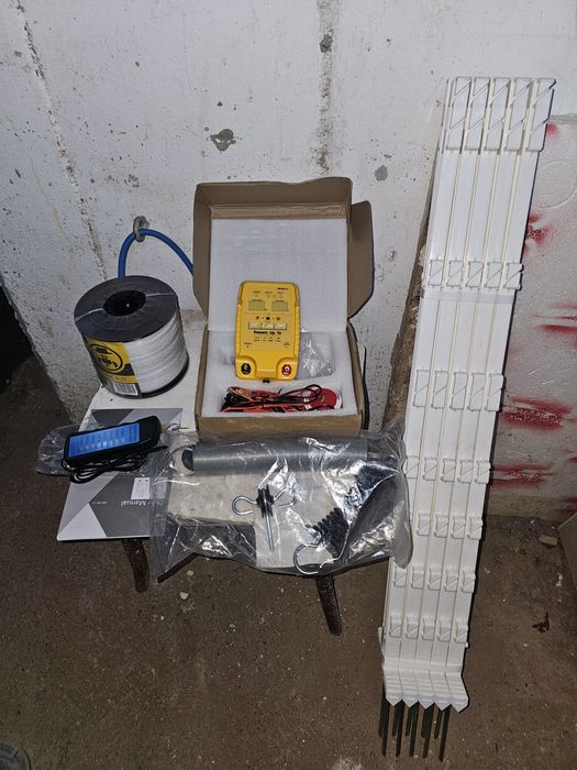 Kit complet de gard electric de înaltă calitate, cu funcție de alarmă.