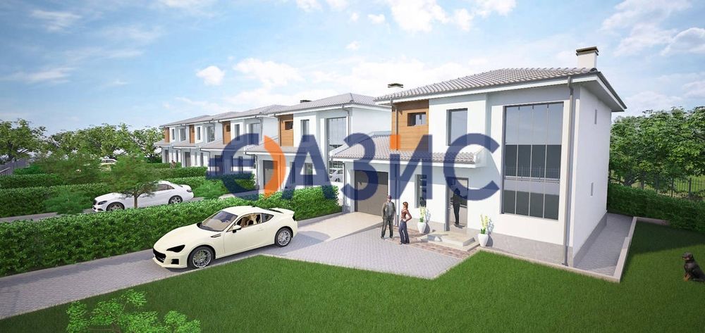 Двуетажна къща без такса поддръжка в комплекс "Морски Излед", между