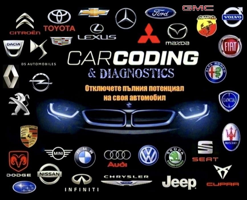 Отключване на екстри, диагностика, кодиране, програмиране и софтуерни