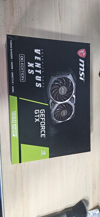 Placă Video MSI GeForce GTX 1660 SUPER VENTUS XS OC, 6GB GDDR6, 192-bi