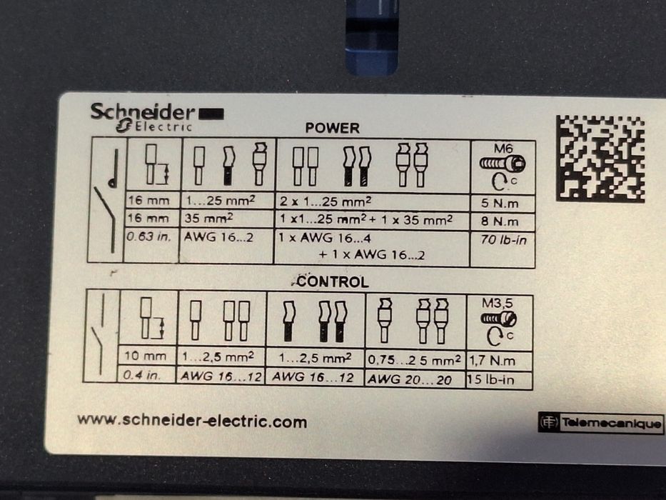 Контактори Schneider 60A