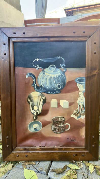 Vând tablouri originale pe pânză. Picturi autentice, rame din lemn