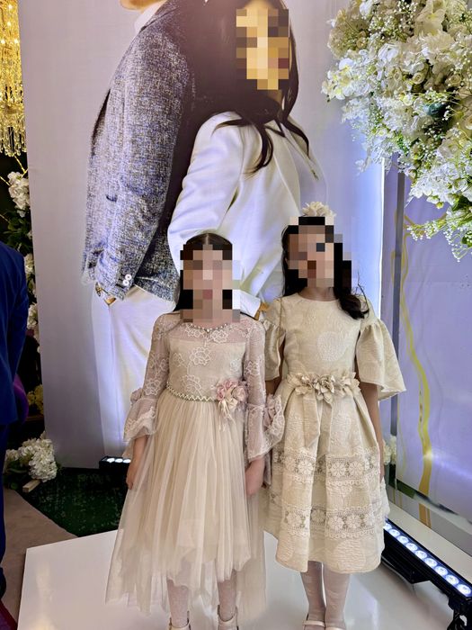 Детские вечерние платья. Одели 1 раз, на 2 часа. Куплены в бутике.