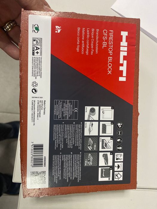 Hilti cărămizi antifoc