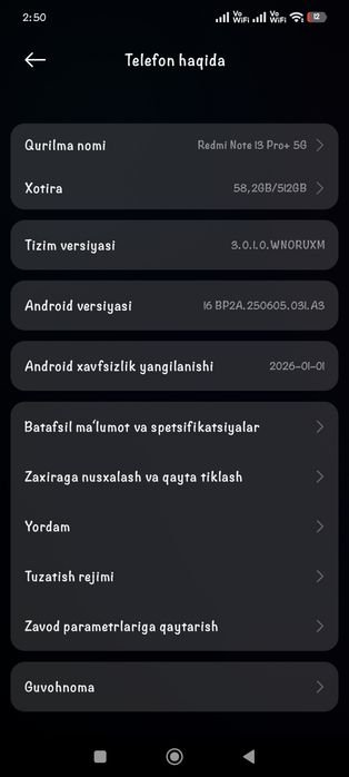 Redmi note 13 pro+ 5G sotiladi