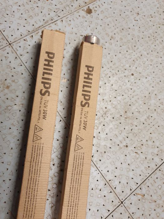 PHILIPS UV - C   бактерицидни лампи  30W Т8 - 90см и електронен баласт