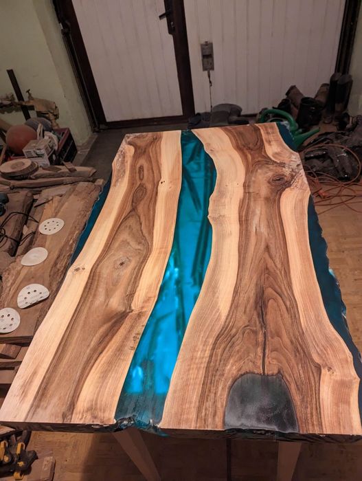 Стол декоративные с эпоксидной смолой