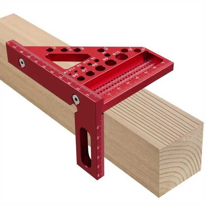 3D Алуминиев ъгъл, триъгълник за дървообработване