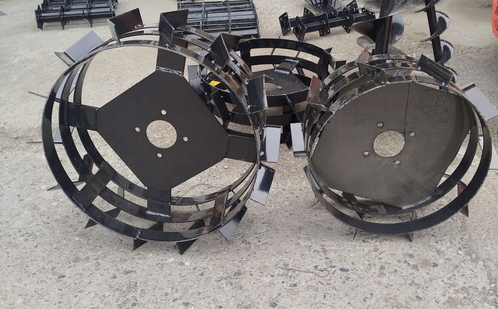 Motoblok uchun 400-10 temir g‘ildirak (Grunt) | Og‘ir yerlar uchun