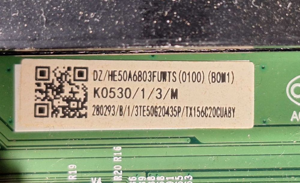 Module TV Hisesne 50A7500F: RSAG7.820.9713/ROH, RSAG7.820.9580/ROH