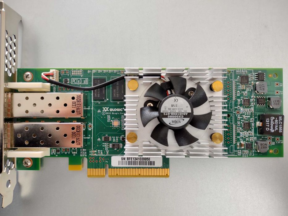 Адаптер QLE2662 16Gb FC/10Gb CNA DP SFP+ FC HBA или 10GbE / iSCSI