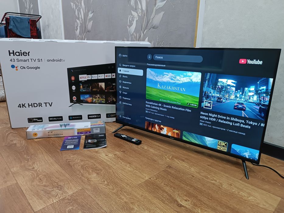 Телевизор Haier 4k UHD Смарт ТВ.