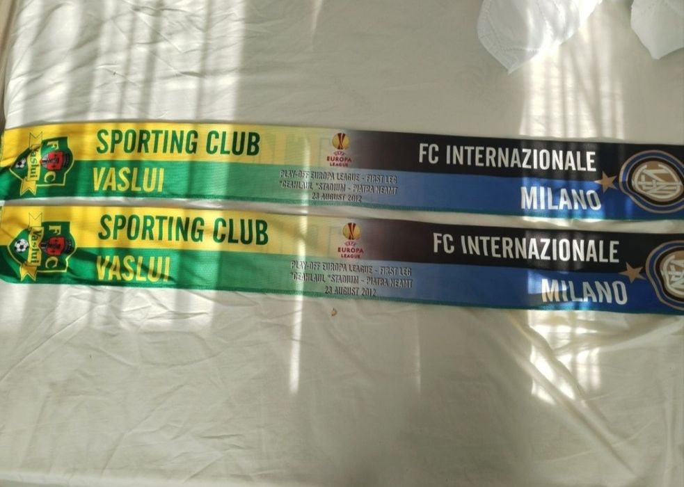 De colecție, esarfe FC Vaslui - inter Milano