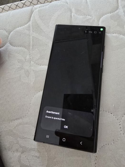 Samsung S22 Ultra eroare camera