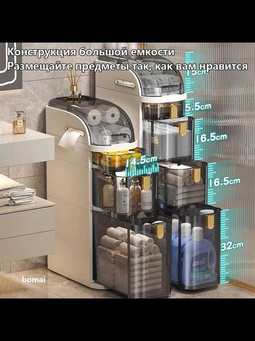 Шкаф-пенал для ванной, Универсальный