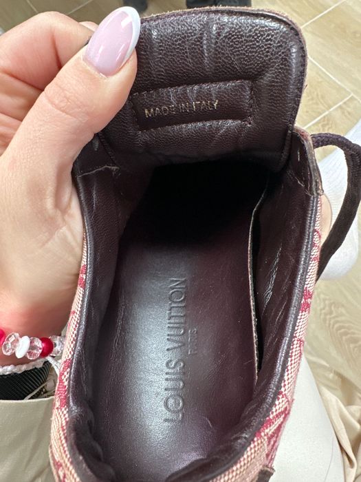 Винтидж Louis Vuitton Обувки Mini Monogram Burgundy