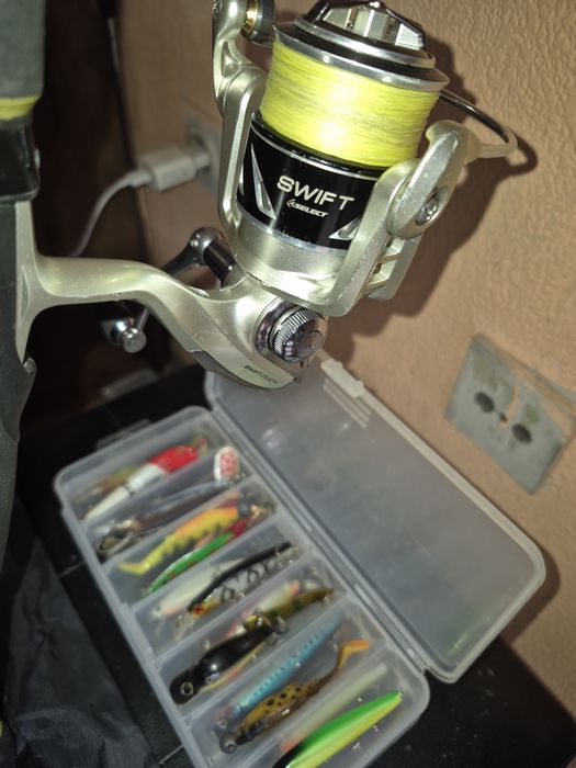 Спининг комплект и примамки
