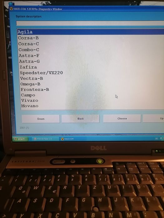 Servicii Diagnoza, Tester Opel anii 1995-2014