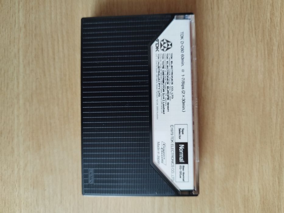 Чисто нови аудио касети TDK D-C60