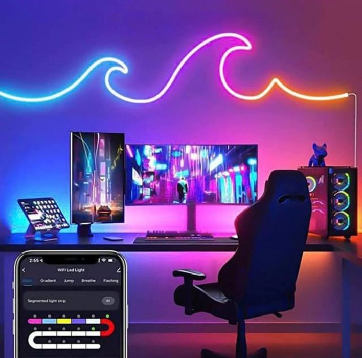 12V 5Metirlik 10 metirlik  rgb pultli bulutisli