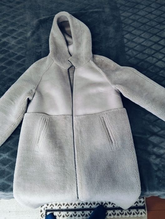 Двухсторонняя удлинненая дублёнка