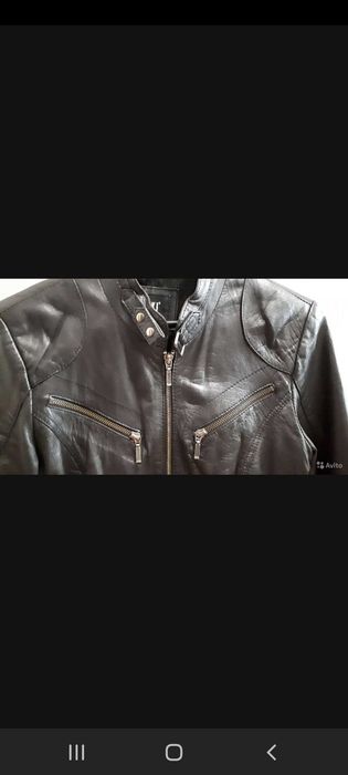 Куртка кожаная 44