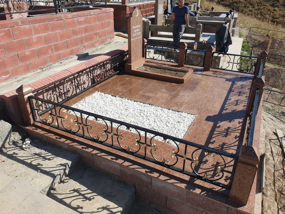 Строительство мазаров, гранитных комплексов.