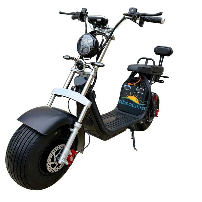Scuter electric chopper 1500W 20Ah Fara Permis CIV RAR inclus Lithium 25km/h capacitate 180kg
