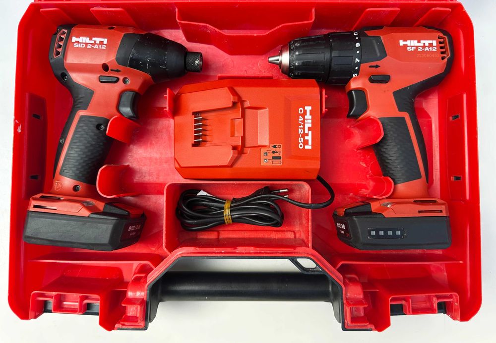 Hilti SF 2-A12 Винтоверт и Hilti SiD 2-A12 импакт драйв 2x12V 2.6Ah