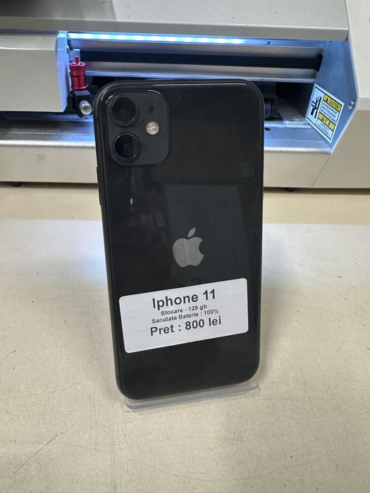 Iphone 11 / 128 gb / 100% baterie / folie sticla cadou